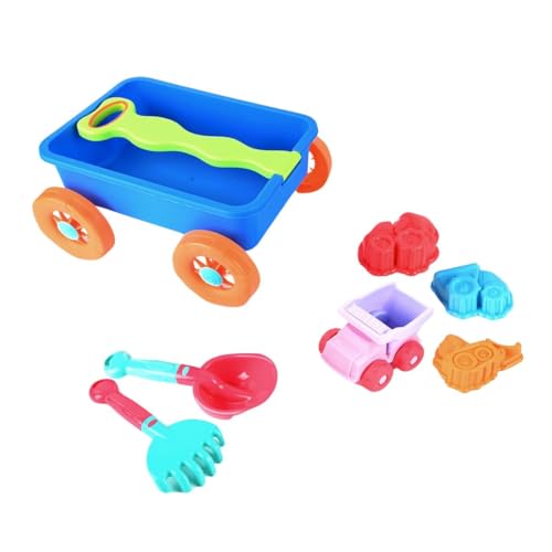 MONKEY GYM Sandspielzeug Strandspielzeug Sandkasten Spielzeug für Kinder Sandkastenformen, Rechen, Schaufel Schubkarre blau MONKEY GYM Sandspielzeug Strandspielzeug Sandkasten Spielzeug für Kinder Sandkastenformen, Rechen, Schaufel Schubkarre blau von MONKEY GYM