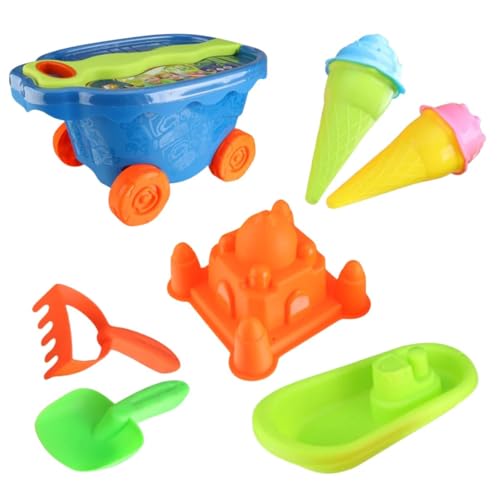 MONKEY GYM Sandspielzeug Strandspielzeug Sandkastenformen Rechen, Boot, Schaufel Spielzeug für Kinder Schubkarre Max blau MONKEY GYM Sandspielzeug Strandspielzeug Sandkastenformen Rechen, Boot, Schaufel Spielzeug für Kinder Schubkarre Max blau von MONKEY GYM