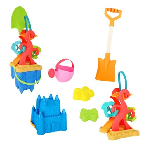 MONKEY GYM Sandspielzeug Wassermühle Sandmühle Eimer Schaufeln Gießkanne Sandformen Strandspielzeug Sandkasten Spielzeug für Kinder Schloss MONKEY GYM Sandspielzeug Wassermühle Sandmühle Eimer Schaufeln Gießkanne Sandformen Strandspielzeug Sandkasten Spielzeug für Kinder Schloss von MONKEY GYM