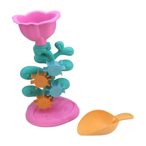 MONKEY GYM Sandspielzeug Wassermühle Sandmühle Gartenspielzeug Strandspielzeug für Kinder Badespielzeug Blume MONKEY GYM Sandspielzeug Wassermühle Sandmühle Gartenspielzeug Strandspielzeug für Kinder Badespielzeug Blume von MONKEY GYM