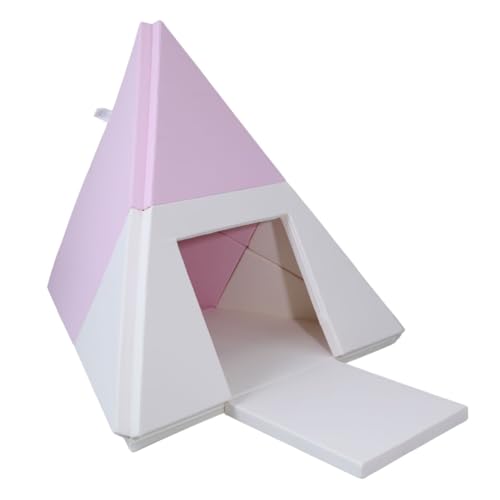 Tipi Zelt 3in1 für Kinder Spielmatte Spielzelt Kinderzimmer Indoor & Outdoor weiß und rosa Tipi Zelt 3in1 für Kinder Spielmatte Spielzelt Kinderzimmer Indoor & Outdoor weiß und rosa von MONKEY GYM