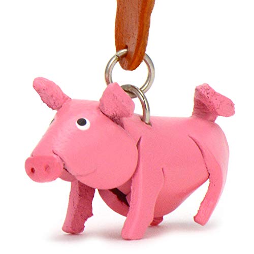 MONKIMAU Schlüsselanhänger Schwein Bauernhof Figur aus Leder MONKIMAU Schlüsselanhänger Schwein Bauernhof Figur aus Leder von MONKIMAU