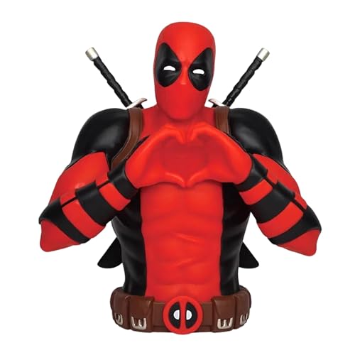 MONOGRAM Marvel-Bank-Spiel, Rot, Einheitsgröße, 20 cm hoch, Hochwertiger Kunststoff, Marvel Fans, Kinder, Jugendliche, Erwachsenen, Art Deco, Piggy Bank MONOGRAM Marvel-Bank-Spiel, Rot, Einheitsgröße, 20 cm hoch, Hochwertiger Kunststoff, Marvel Fans, Kinder, Jugendliche, Erwachsenen, Art Deco, Piggy Bank von Marvel