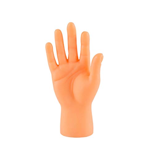 MONOJLY Winziges Hand-Fingerbett für Handflächenform, flache Hand, lustige Mini-Hand, Miniatur-Fingerpuppe, necken, Kätzchen, links und rechts, Han von MONOJLY