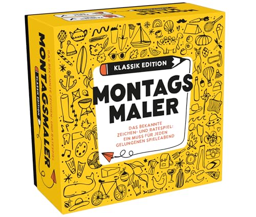 MONTAGSMALER - Das beliebte Zeichenspiel für Familie & Freunde | Perfekt für jeden lustigen Spieleabend | Kreatives Kritzel-Spiel für Erwachsene & Kinder | Familienspiel & Gesellschaftsspiel von MONTAGSMALER
