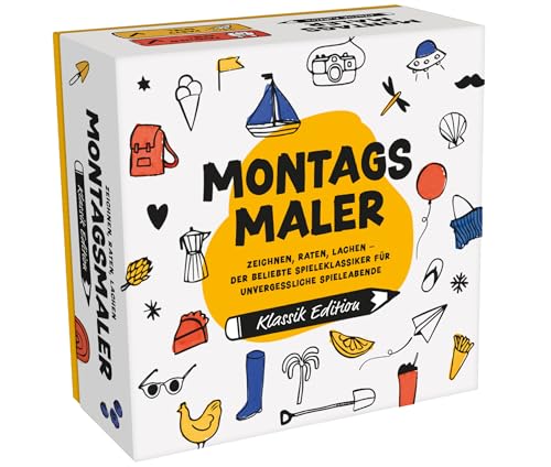 MONTAGSMALER - Das beliebte Zeichenspiel für Familie & Freunde | Perfekt für jeden lustigen Spieleabend | Kreatives Kritzel-Spiel für Erwachsene & Kinder | Familienspiel & Gesellschaftsspiel von MONTAGSMALER