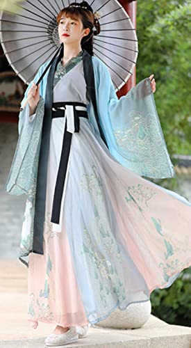 MOOCO MORNING Hanfu Paare Chinesische Antike Vintage Hanfu Shoot Erwachsene Karneval Cosplay Kostüm Grün & Grau 3 Stück Hanfu Outfit für Männer & Frauen MOOCO MORNING Hanfu Paare Chinesische Antike Vintage Hanfu Shoot Erwachsene Karneval Cosplay Kostüm Grün & Grau 3 Stück Hanfu Outfit für Männer & Frauen von MOOCO MORNING
