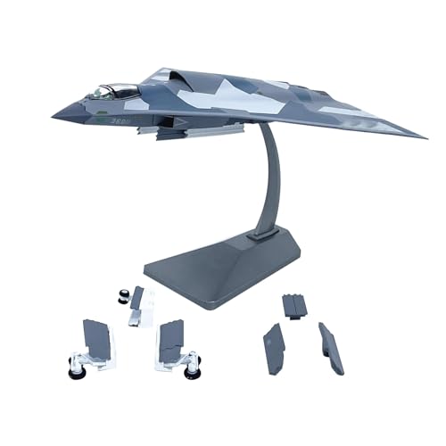 1:144 Alloy China Air Force Sixth Generation Fighter Jet J-36 Fighter Toy Aircraft Model Simulation Aviation Science Exhibition Model von MOOKEENONE
