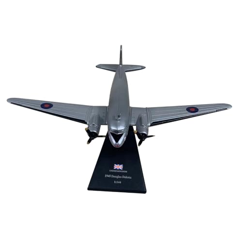 MOOKEENONE 1:144 Alloy WWII United Kingdom C-47 Dakota Mk.IV Skytrain Transport Aircraft Model Aircraft Simulation Aviation Science Exhibition Model von MOOKEENONE