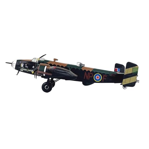 MOOKEENONE 1:144 Alloy WWII United Kingdom Halifax B.Mk III Bomber Model Aircraft Model Simulation Aviation Science Exhibition Model von MOOKEENONE