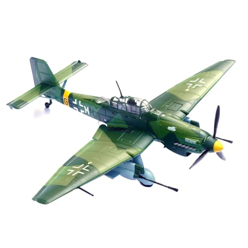 MOOKEENONE 1:72 Alloy German Stuka Junkers Ju-87G1 Dive Bomber Fighter Toy Aircraft Model Simulation Aviation Science Exhibition Model von MOOKEENONE