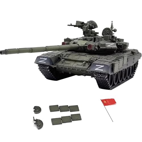 MOOKEENONE 1:72 Alloy Special Military Operations T-90A Main Battle Tank Model Vehicle Armored Car Collection for Kids Adult Collector MOOKEENONE 1:72 Alloy Special Military Operations T-90A Main Battle Tank Model Vehicle Armored Car Collection for Kids Adult Collector von MOOKEENONE