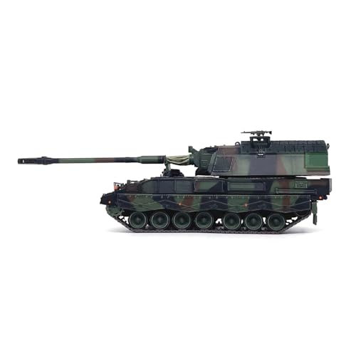 MOOKEENONE 1:72 Legierung Deutsch PZH2000 Selbstfahrende Haubitze Fahrzeug Modell Fahrzeug Panzerwagen Sammlung für Kinder Erwachsene Sammler von MOOKEENONE