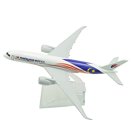 MOOKEENONE 16 cm A350 Malaysia Airlines Modell 16 cm Simulation Flugzeugmodell Luftfahrt Modell von MOOKEENONE