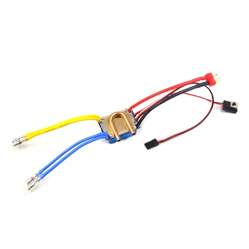 MOOKEENONE RC 10A Brushed ESC, Dual Way Speed Control for 380 540 550 775 Brushed Motor RC Car, Boat, Tank von MOOKEENONE