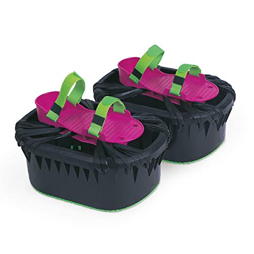 Stay Active MOON Shoes Strap on self Centering Foam Shoe, Non-Skid - Mini Trampolines for feet: Indoor / Outdoor Activity Toy for Boys & Girls von Moon