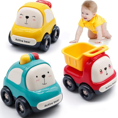 MOONTOY Auto Spielzeug, Baby Spielzeug 1 2 3 Jahr, 3 Stück Niedlich Kinder Spielzeugauto, Reibung Spielzeugautos für 12-36 Monate Jungen Mädchen Montessori Spielzeugauto Baby-Tier-Rennwagen Geschenk. MOONTOY Auto Spielzeug, Baby Spielzeug 1 2 3 Jahr, 3 Stück Niedlich Kinder Spielzeugauto, Reibung Spielzeugautos für 12-36 Monate Jungen Mädchen Montessori Spielzeugauto Baby-Tier-Rennwagen Geschenk. von MOONTOY