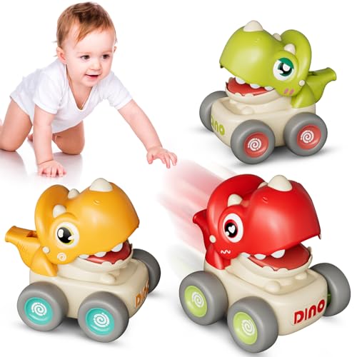 MOONTOY Spielzeugautos ab 1 Jahr, Press and Go Auto für Kleinkinder ab 1 2 3 Jahren, 3 Stück Dinosaurier Baby Auto Spielzeug ab 1 Jahr Jungen, Großartig Geschenk für Kinder ab 12 18 Monaten MOONTOY Spielzeugautos ab 1 Jahr, Press and Go Auto für Kleinkinder ab 1 2 3 Jahren, 3 Stück Dinosaurier Baby Auto Spielzeug ab 1 Jahr Jungen, Großartig Geschenk für Kinder ab 12 18 Monaten von MOONTOY