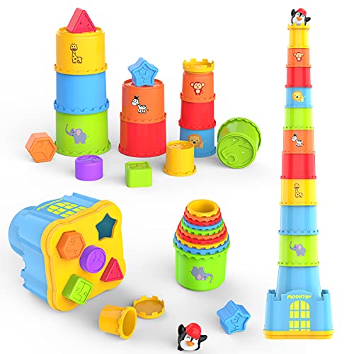 MOONTOY Baby Stapelbecher ab 1 Jahr,Stapelturm,Stapelwürfel ab 12 Monate,Montessori kinderspielzeug ab 1 2 3 Jahr, Badewannen und Sandspielzeug für drinnen, draußen, Lernspielzeug Geschenk MOONTOY Baby Stapelbecher ab 1 Jahr,Stapelturm,Stapelwürfel ab 12 Monate,Montessori kinderspielzeug ab 1 2 3 Jahr, Badewannen und Sandspielzeug für drinnen, draußen, Lernspielzeug Geschenk von MOONTOY