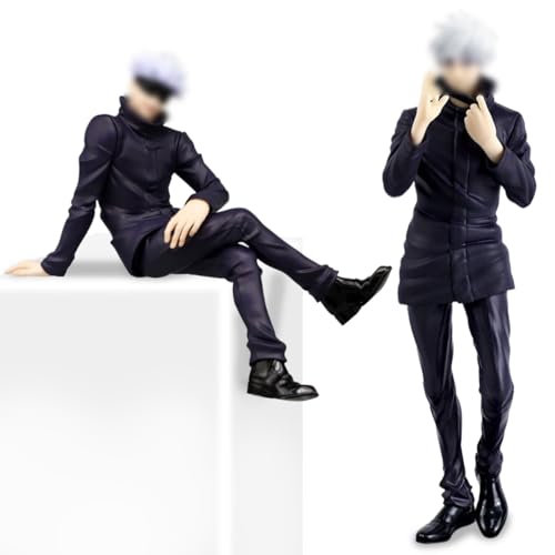 MOPQMKT 2 Stück Anime Figuren, Gojo Satoru Steh Figur und Sitzhaltung Figur, PVC Actionfigur Figur Doll Collectibles Dekoration Ornamente Sammlung Desktop Puppe Kinder Geburtstag Geschenk MOPQMKT 2 Stück Anime Figuren, Gojo Satoru Steh Figur und Sitzhaltung Figur, PVC Actionfigur Figur Doll Collectibles Dekoration Ornamente Sammlung Desktop Puppe Kinder Geburtstag Geschenk von MOPQMKT
