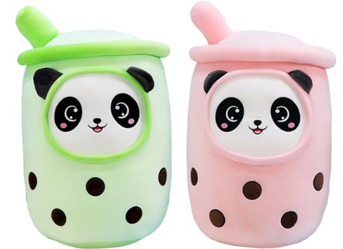 MOPQMKT Bubble Tea Plüschtier Kuscheltier, 2pcs Panda Bubble Tea Plüschtier Cartoon Plüsch Puppen Lustiges Plüschkissen Kinder Mädchen Erwachsene Cartoon Plüsch Kissen 24cm MOPQMKT Bubble Tea Plüschtier Kuscheltier, 2pcs Panda Bubble Tea Plüschtier Cartoon Plüsch Puppen Lustiges Plüschkissen Kinder Mädchen Erwachsene Cartoon Plüsch Kissen 24cm von MOPQMKT