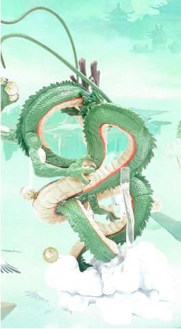 Shenron Dragon, 18 cm Anime Figur Shenlong Figur, Shenlong Statue Set, Actionfigur Spielzeug Creator X Creator für Jungen, Dekor für Kinder und Erwachsene - Anime Fans (Grün) von MOPQMKT