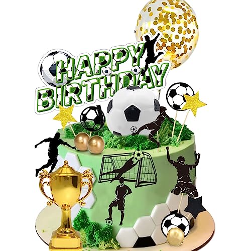 Tortendeko Fussball - 29 Stück Tortenaufleger Deko Geburtstag Kinder Fussball Muffin Deko Fussball Party Tortenaufleger für Babyparty Geburtstagsfeie Kuchendekoration Tortendeko Fussball - 29 Stück Tortenaufleger Deko Geburtstag Kinder Fussball Muffin Deko Fussball Party Tortenaufleger für Babyparty Geburtstagsfeie Kuchendekoration von MOPQMKT