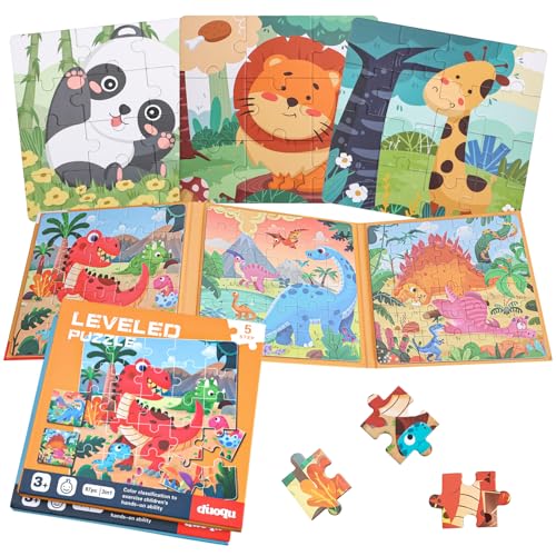 MOPUBZO Magnet Puzzle Ab 2 Jahre, 2er Set – Montessori Magnetbücher Für Kinder, Puzzle 15 Teile, Memory Ab 2 Jahre, Geschenk 2 3 4 5 6 Jahre Junge, Perfekt Für Reise & Zuhause von MOPUBZO
