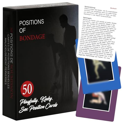 MOPUBZO Spiel für Paare, 50 romantische Karten, Herausforderndes intimes Spiel, Das Real-Life Kartenspiel, Das perfekte für Pärchenabende & Geschenke MOPUBZO Spiel für Paare, 50 romantische Karten, Herausforderndes intimes Spiel, Das Real-Life Kartenspiel, Das perfekte für Pärchenabende & Geschenke von MOPUBZO
