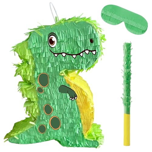 Dinosaurier Piñata für Kinderpartys, Lustiges Piñata Spiel für Jungen und Mädchen, Pinata Geburtstagsdekoration von MORAINJAY