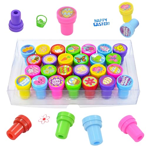 MORAINJAY Osterstempel Set für Kinder, Selbstfärbende Stempel für Bastelarbeiten, Oster Plastikstempel für Ostergeschenke, Ostertüten Füller Kleine Mitgebsel MORAINJAY Osterstempel Set für Kinder, Selbstfärbende Stempel für Bastelarbeiten, Oster Plastikstempel für Ostergeschenke, Ostertüten Füller Kleine Mitgebsel von MORAINJAY