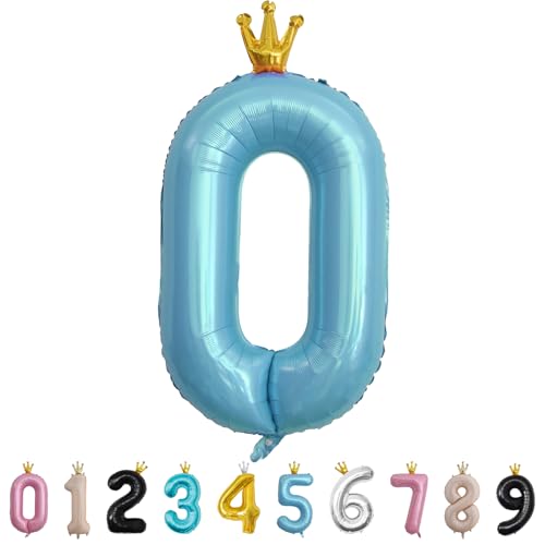 Luftballon Zahl 0 Blau, 101cm Riesen Zahlenballon Nummer 0 1 2 3 4 5 6 7 8 9 10 16 18 21 30 40 50 60 70 80 90 100, 40" Groß Folienballons für Hochzeit Jubiläum, Geburtstagsballons Party Dekoration Luftballon Zahl 0 Blau, 101cm Riesen Zahlenballon Nummer 0 1 2 3 4 5 6 7 8 9 10 16 18 21 30 40 50 60 70 80 90 100, 40" Groß Folienballons für Hochzeit Jubiläum, Geburtstagsballons Party Dekoration von MORAINJAY