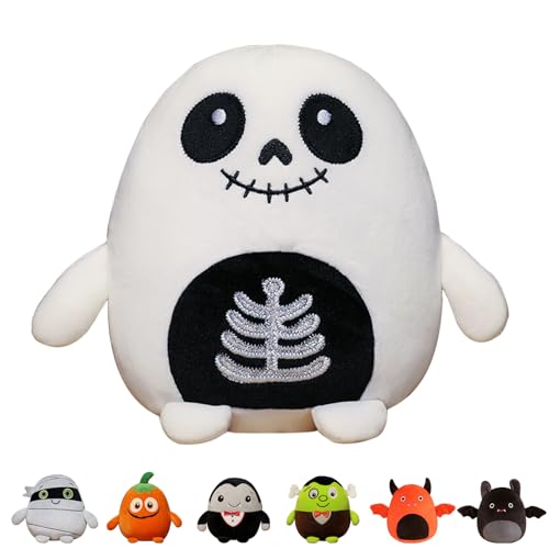 MORAINJAY Skelett Halloween Plüschtier,20cm/7.9inch Plüsch Puppe Plüschpuppen,Halloween Squishmallows Heimdekoration Partygeschenke Geburtstagsgeschenke Plüsch Gefüllte Spielzeug für Kinder MORAINJAY Skelett Halloween Plüschtier,20cm/7.9inch Plüsch Puppe Plüschpuppen,Halloween Squishmallows Heimdekoration Partygeschenke Geburtstagsgeschenke Plüsch Gefüllte Spielzeug für Kinder von MORAINJAY