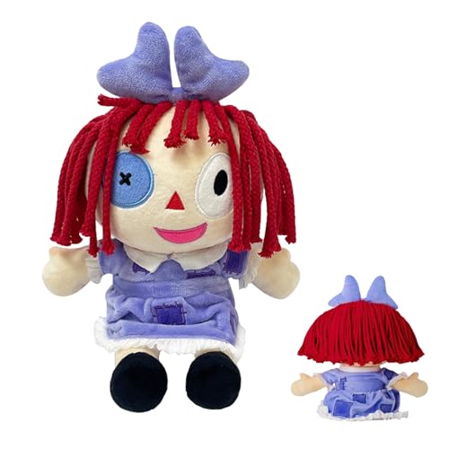 The Digital Circus Plush Ragatha, Pomni Jax Plush Digitaler Zirkus Plüschtier,Zirkus Puppen, Plüsch Spielzeug, Pomni Plushies, Der Unglaubliche Digitale Zirkus Plüschtiere Lustige Geschenke für Kinder von MORAINJAY