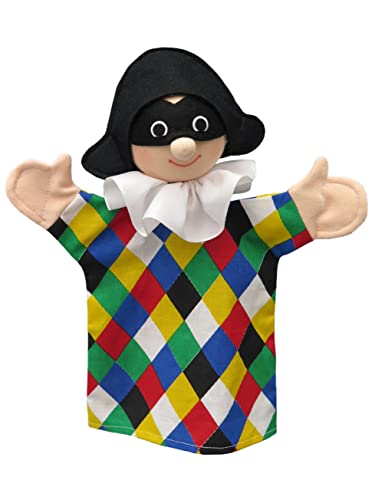Handpuppe Puppe Handspielpuppe Plüschpuppe Märchenfigur Harlekin 27 cm, Ideal für Puppentheatre und Rollenspiele, für Kinder Baby Jungen Mädchen Handpuppe Puppe Handspielpuppe Plüschpuppe Märchenfigur Harlekin 27 cm, Ideal für Puppentheatre und Rollenspiele, für Kinder Baby Jungen Mädchen von MORAVSKÁ ÚSTŘEDNA BRNO, d.u.v.