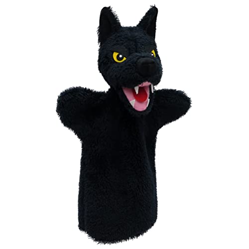 Handpuppe Tierhandpuppen Böser Wolf 28 cm, Ideal für Puppentheatre und Rollenspiele, für Kinder Baby Jungen Mädchen von MORAVSKÁ ÚSTŘEDNA BRNO, d.u.v.