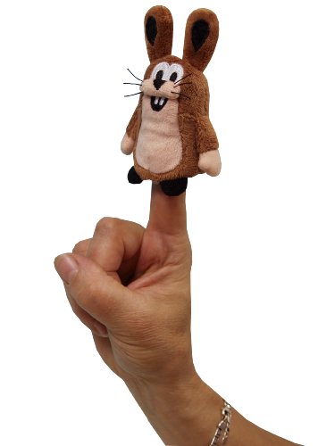 Hase Fingerpuppe Freund - Der kleine Maulwurf (miniatur, Plüsch, Kind) von MORAVSKA USTREDNA BRNO