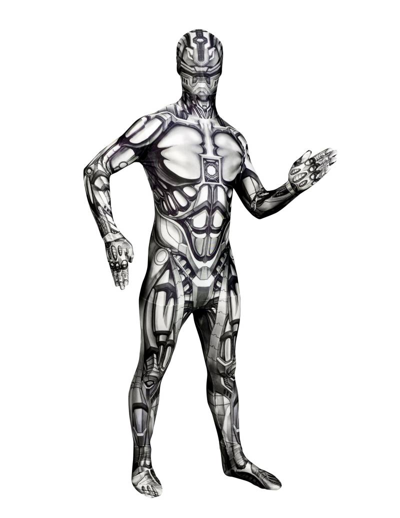 Android Morphsuit Halloween Roboter schwarz-weiss Android Morphsuit Halloween Roboter schwarz-weiss von MORPHSUITS
