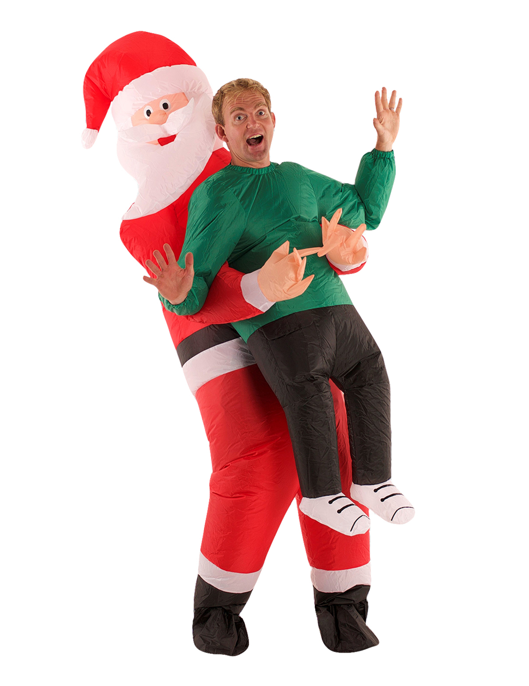 Santa Claus Morphsuit für Erwachsene bunt von MORPHSUITS