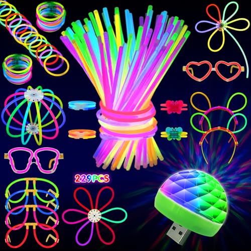 MOSSNDAR Knicklichter Party set,Leuchtstäbe Kinder,229 Stück Knicklichter und Zubehör,Neon Party Deko,Festival Zubehör,Beleuchten Sie die Wunderkerzen Hochzeit, Geburtstag, Halloween,Silvester Party MOSSNDAR Knicklichter Party set,Leuchtstäbe Kinder,229 Stück Knicklichter und Zubehör,Neon Party Deko,Festival Zubehör,Beleuchten Sie die Wunderkerzen Hochzeit, Geburtstag, Halloween,Silvester Party von MOSSNDAR
