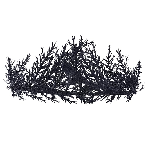 MOSTORY Handgefertigte Gothic Blumenkrone Schwarz - Verstellbare Elfe Floral Tiara Dunkles Stirnband Fee Wald Kopfschmuck Mittelalter Kostüme für Halloween Karneval Hochzeit Cosplay Karneval MOSTORY Handgefertigte Gothic Blumenkrone Schwarz - Verstellbare Elfe Floral Tiara Dunkles Stirnband Fee Wald Kopfschmuck Mittelalter Kostüme für Halloween Karneval Hochzeit Cosplay Karneval von MOSTORY