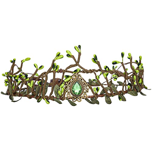 MOSTORY Handgefertigte grüne Elfenkrone für Hochzeit Waldzweig Tiara Stirnband Wald Kopfschmuck für Frauen Mädchen Fee Cosplay Kostüm Haarschmuck Renaissance Fair Mittelalter Abschlussbälle MOSTORY Handgefertigte grüne Elfenkrone für Hochzeit Waldzweig Tiara Stirnband Wald Kopfschmuck für Frauen Mädchen Fee Cosplay Kostüm Haarschmuck Renaissance Fair Mittelalter Abschlussbälle von MOSTORY
