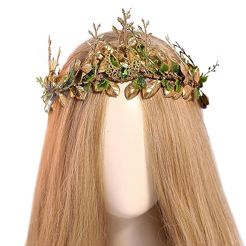 MOSTORY Osterfee Kopfschmuck – Handgefertigtes Elfenblumenkronen-Stirnband für Damen und Damen, Metall, Waldelfe, Dekoration, Prinzessinnen-Fotoshooting, Requisiten, Cosplay, Halloween, MOSTORY Osterfee Kopfschmuck – Handgefertigtes Elfenblumenkronen-Stirnband für Damen und Damen, Metall, Waldelfe, Dekoration, Prinzessinnen-Fotoshooting, Requisiten, Cosplay, Halloween, von MOSTORY