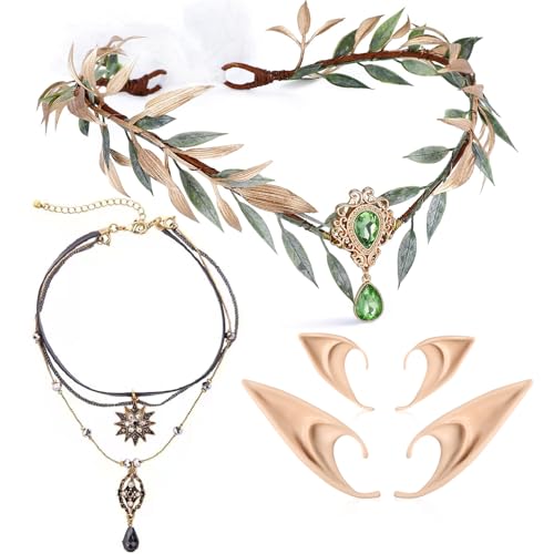 MOSTORY Renaissance Fee Zubehör für Frauen Feenkostüm Halloween Cosplay MOSTORY Renaissance Fee Zubehör für Frauen Feenkostüm Halloween Cosplay von MOSTORY