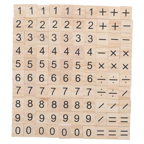 MOTHNUR 100 Stück Teiliges Mini Holzplättchen mit Zahlen und Symbolen Kleine für Frühkindliche DIY Bastelspielzeug Logischem Kreativität und Problemlösung bei Kindern MOTHNUR 100 Stück Teiliges Mini Holzplättchen mit Zahlen und Symbolen Kleine für Frühkindliche DIY Bastelspielzeug Logischem Kreativität und Problemlösung bei Kindern von MOTHNUR