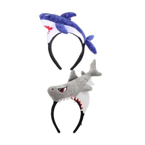 MOTHNUR 2 Stück Cartoon Haarschmuck für Niedliche Kopfbedeckungen Kostümaccessoires für Partys und Geburtstagsfeiern Blaues und Tigerhai Design MOTHNUR 2 Stück Cartoon Haarschmuck für Niedliche Kopfbedeckungen Kostümaccessoires für Partys und Geburtstagsfeiern Blaues und Tigerhai Design von MOTHNUR