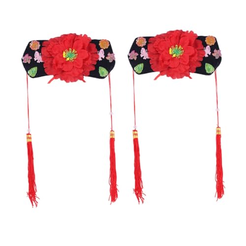 MOTHNUR 2 Stück Chinesisches Stil Tassel Stirnband Teilig Leichtes Kopfschmuck für Hochzeit Party Traditionelle Kostüm Accessoires Geeignet für Fotorequisiten Zufällige von MOTHNUR