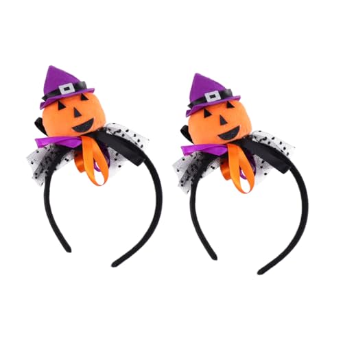 MOTHNUR 2 Stück Halloween Haarreifen Kürbis und Spinnennetz Kopfschmuck für Erwachsene und Langlebige Halloween Haarschmuck Dekoration für Festival und Party MOTHNUR 2 Stück Halloween Haarreifen Kürbis und Spinnennetz Kopfschmuck für Erwachsene und Langlebige Halloween Haarschmuck Dekoration für Festival und Party von MOTHNUR