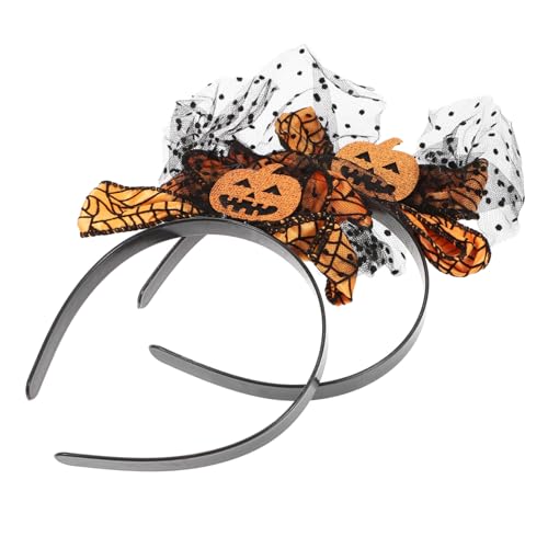 MOTHNUR 2 Stück Halloween Stirnband Kürbis Haarschmuck mit Schleife für Damen Mädchen Party Cosplay Kostüm Zubehör Halloween Dekoration MOTHNUR 2 Stück Halloween Stirnband Kürbis Haarschmuck mit Schleife für Damen Mädchen Party Cosplay Kostüm Zubehör Halloween Dekoration von MOTHNUR