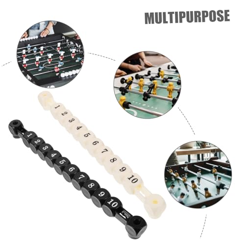 MOTHNUR 2 Stück Kompakter Tischfußball Punktezähler Kleine Portable Schieber für Präzises Scoring bei Kicker Tischfußball und Anderen Tischspielen Langlebig und Praktisch für Einfache von MOTHNUR